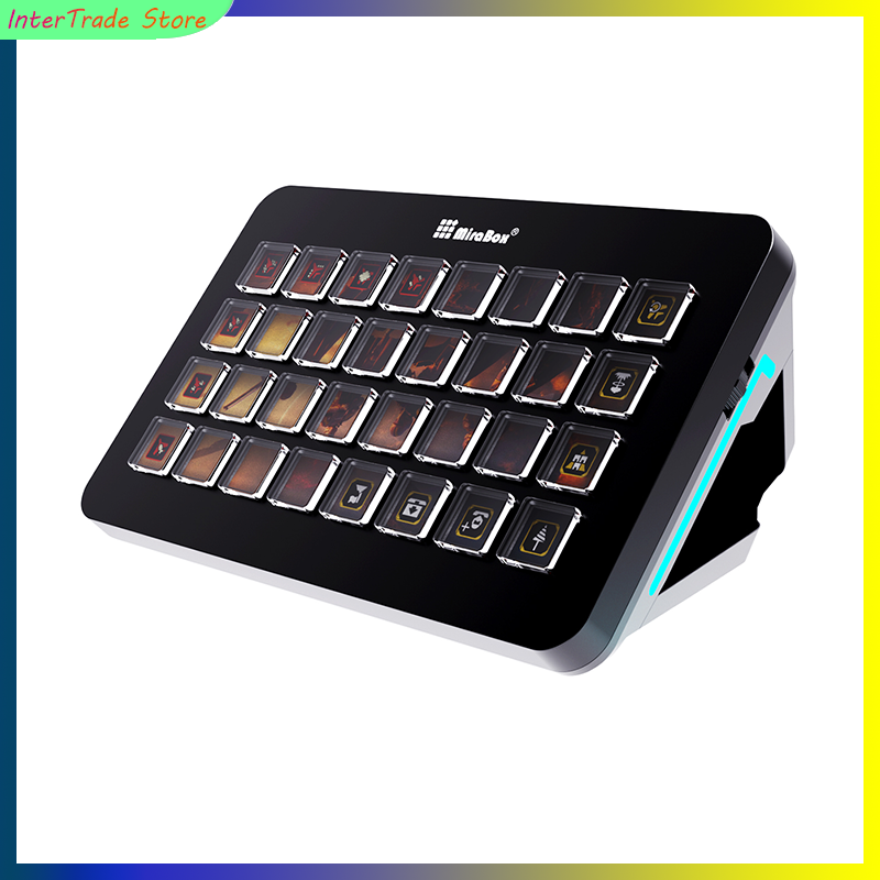 Gaming Console Keyboard - คีย์บอร์ดมาโคร Mirabox XL Stream Deck 32