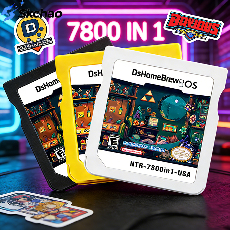 Gaming Console Mario - การ์ดเกม R4 3DS คอลเลคชั่น 7800 เกมใน