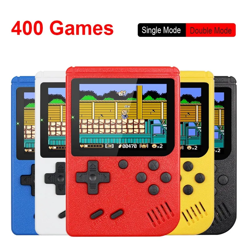 Gaming Console Old - คอนโซลวิดีโอเกมพกพาขนาดเล็กย้อนยุค 8 บิต 3.0 นิ้วจอ LCD