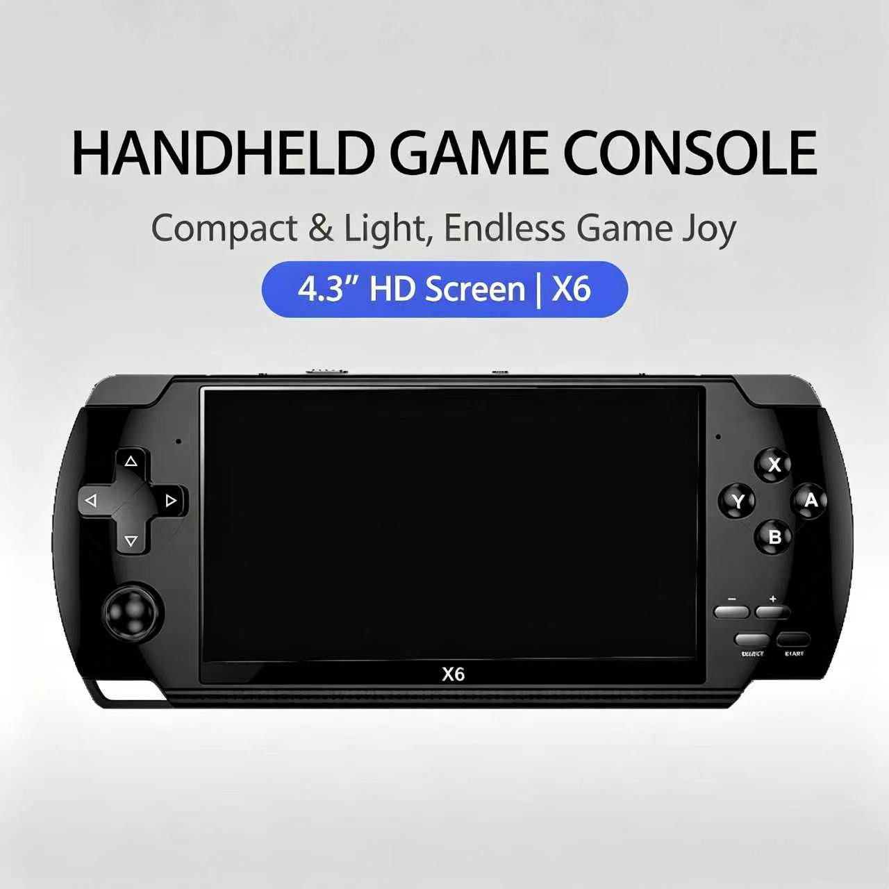 Gaming Console Youtube - เครื่องเล่นเกมอาร์เคดพกพา X6 รุ่นย้อนยุค ขนาดกะทัดรัด เครื่องเล่นวิดีโอเกมพกพา สำหรับครอบครัว
