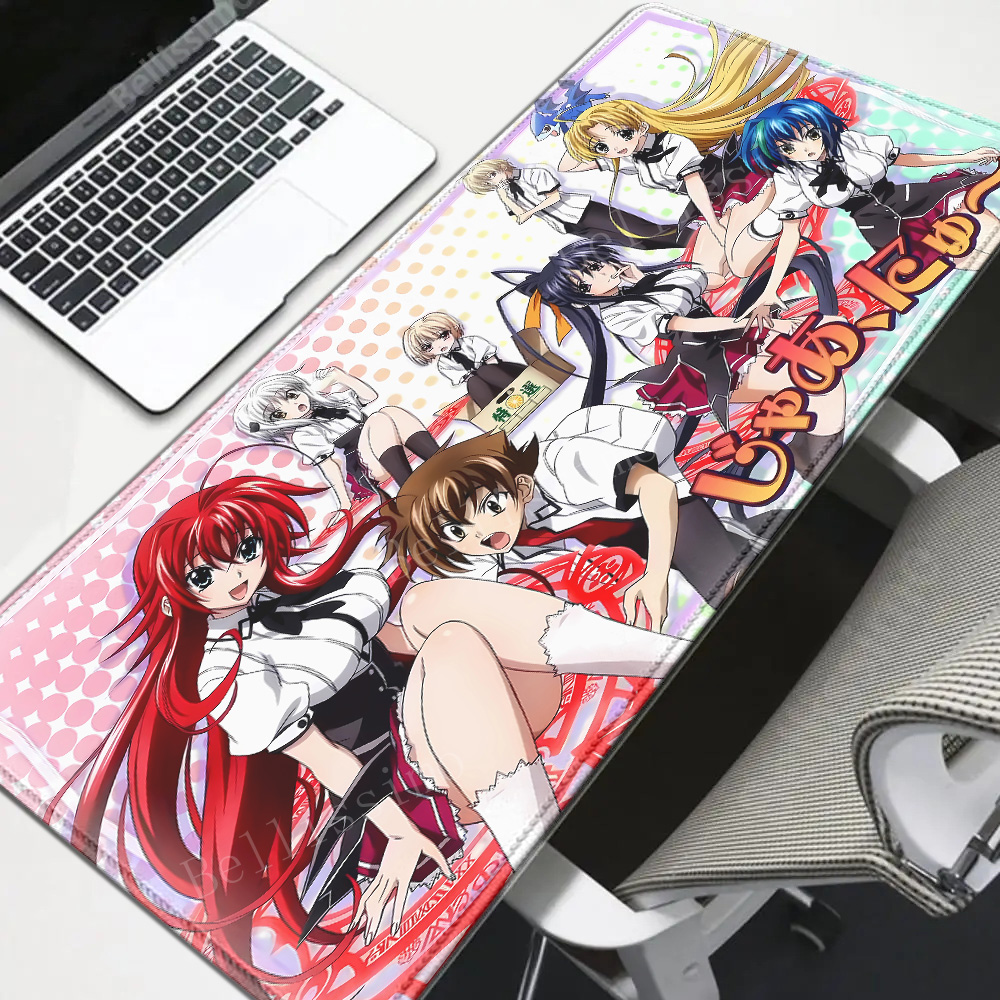 Gaming Console Keyboard - แผ่นรองเมาส์ลายอนิเมะ High School DxD สำหรับตกแต่งโต๊ะคอมพิวเตอร์ แผ่นรองเมาส์ขนาดใหญ่