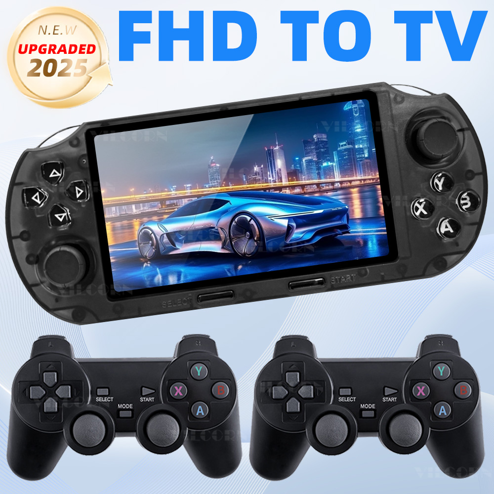 Gaming Console Youtube - VILCORN SF3000 HD คอนโซลเกมมือถือสำหรับ PS1 MAME
