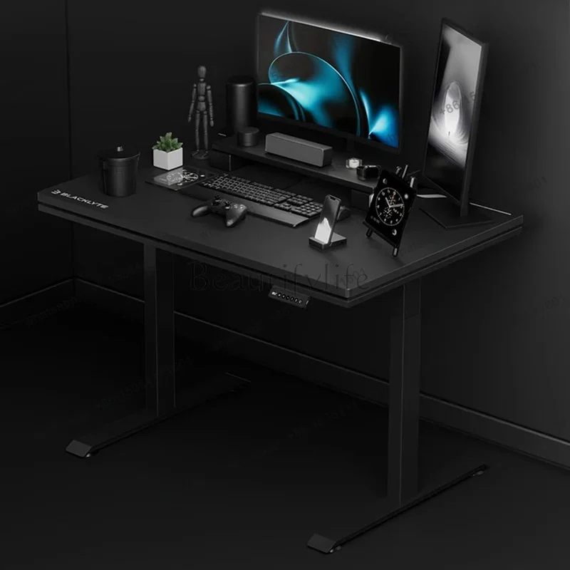 Gaming Console Table - โต๊ะคอมพิวเตอร์สำหรับนักเรียนเล่นเกม ปรับระดับความสูงได้ โต๊ะทำงานแบบยืน โต๊ะคอนโซล โต๊ะสำหรับเด็กในห้องนอน เฟอร์นิเจอร์สำหรับบ้าน