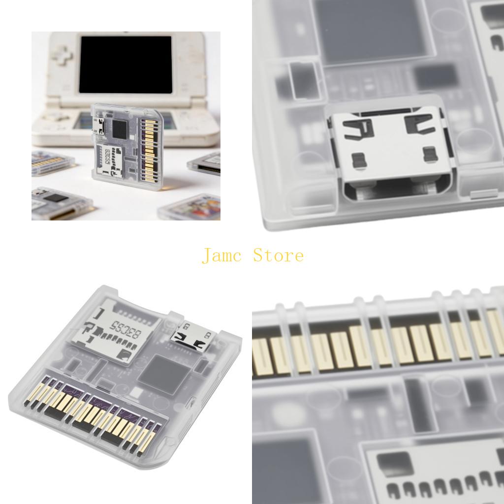 Gaming Console Mobile - LX0B แม่พิมพ์โปร่งใสเครื่องอ่านการ์ดเกมฉีดสำหรับคอนโซลเกม Cartrige อะแดปเตอร์อุปกรณ์เสริมสำหรับเล่นเกม