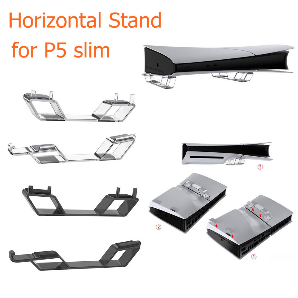 Gaming Console Mobile - ขาตั้งแนวนอนสําหรับ PS5 Slim Digital/Disc Gaming Consoles