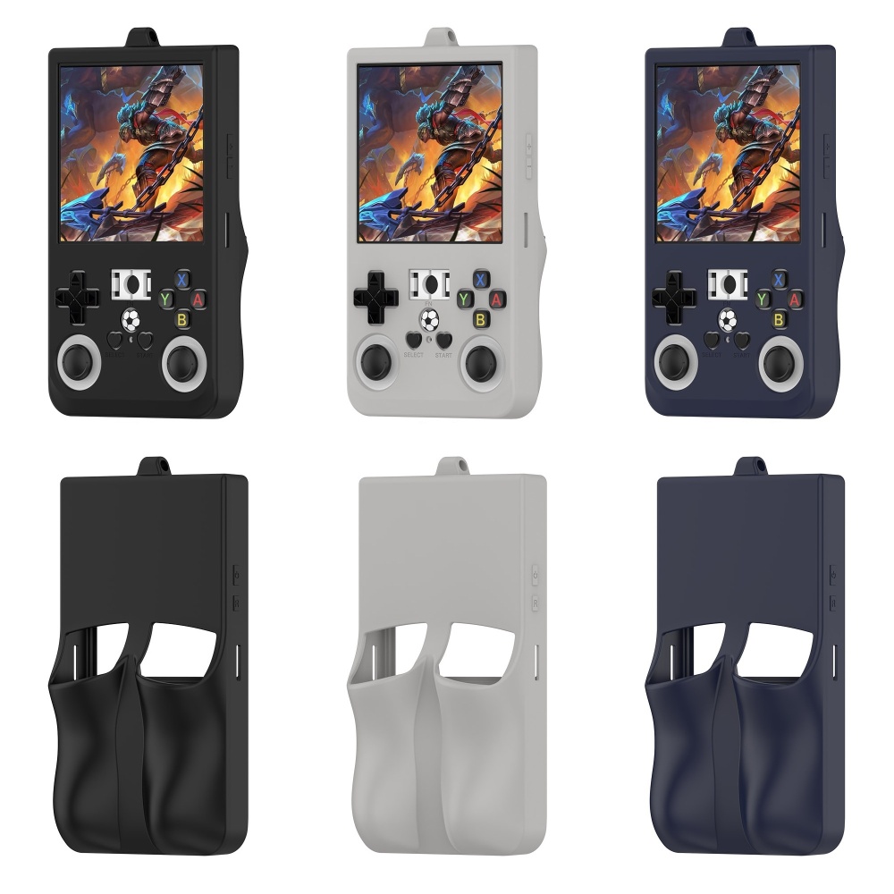 Gaming Console R36 Max - เคสซิลิโคนสําหรับคอนโซลเกม R36 MAX Drop Protection สีทึบเรียบง่าย