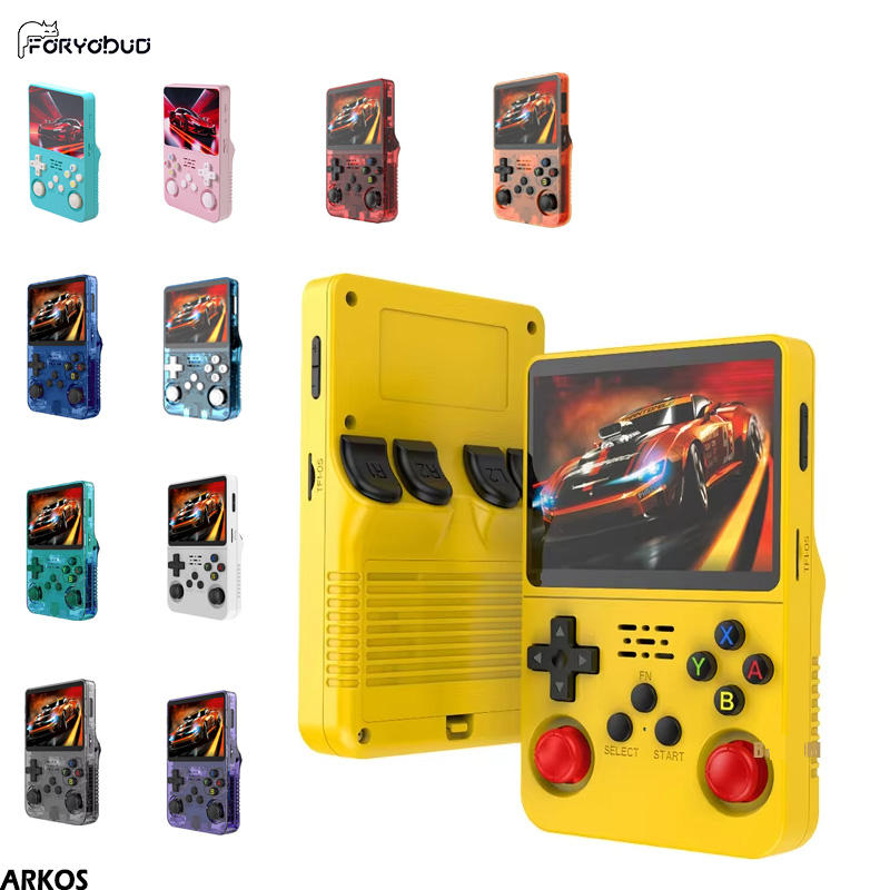 Gaming Console Mario - เครื่องเล่นเกมพกพา R36S ARKOS Retro ของแท้ หน้าจอ