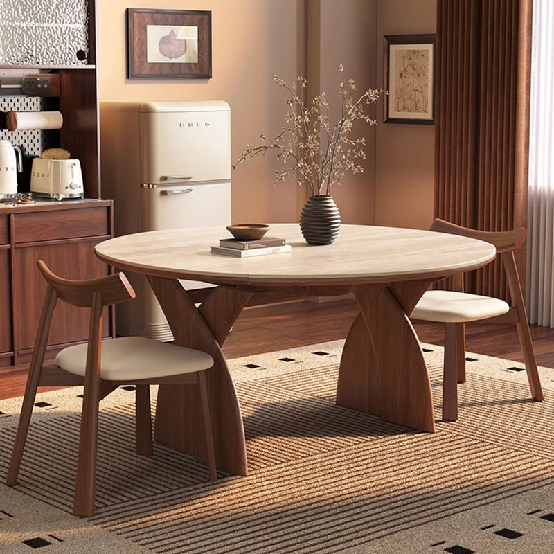 Gaming Console Table - โต๊ะอาหารไม้สไตล์นอร์ดิกสมัยใหม่ โต๊ะคอนโซลร้านอาหาร โต๊ะเล่นเกม โต๊ะเล่นไพ่นกกระจอก โต๊ะรับแขก ประหยัดพื้นที่