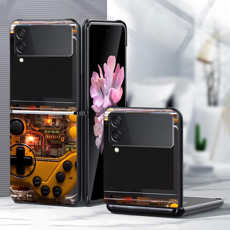 Gaming Console Logo - เคสสำหรับ Samsung Galaxy Z Flip 8