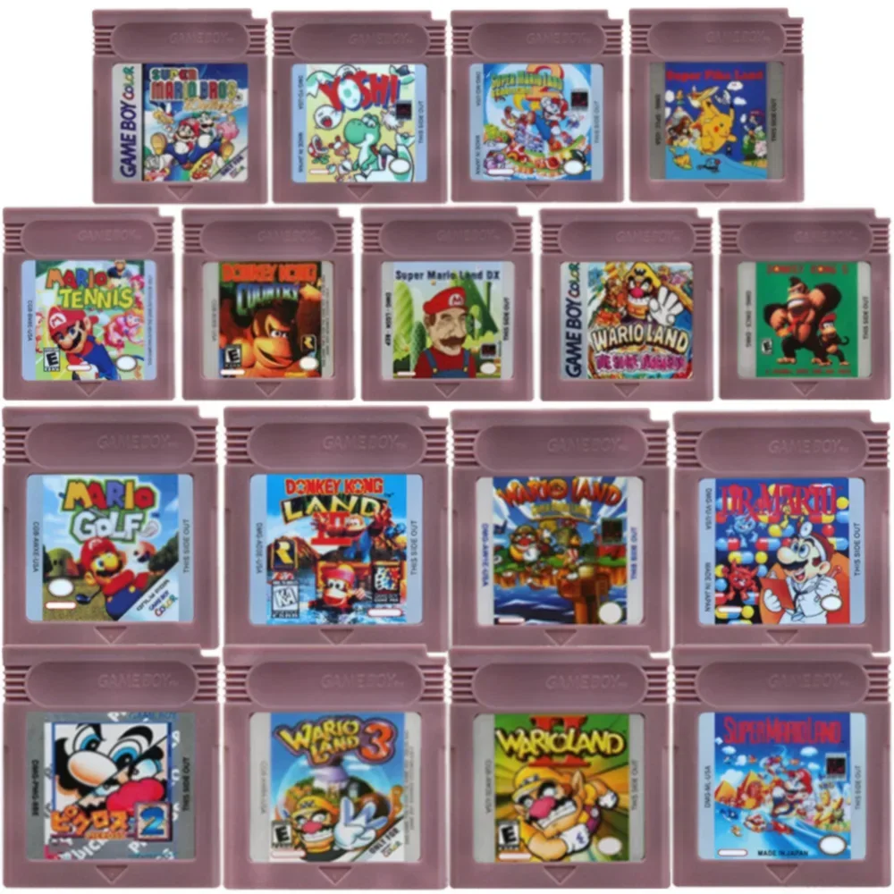 ตลับเกม GBC 16 บิต วาริโอแลนด์ - Gaming Console Mario บทวิจารณ์และราคา