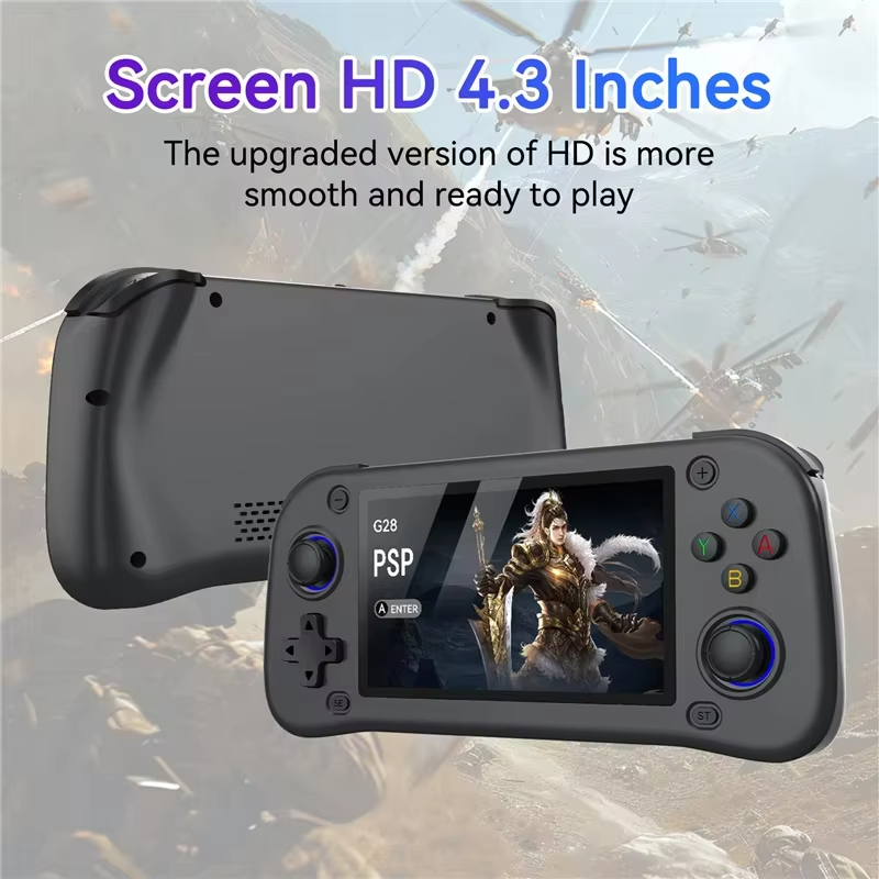 เครื่องเล่นเกมพกพา G28 หน้าจอ  - Gaming Console Youtube บทวิจารณ์และราคา