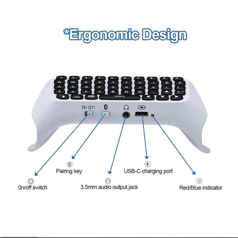 คีย์บอร์ดไร้สายบลูทูธสำหรับเพล - Gaming Console Keyboard บทวิจารณ์และราคา