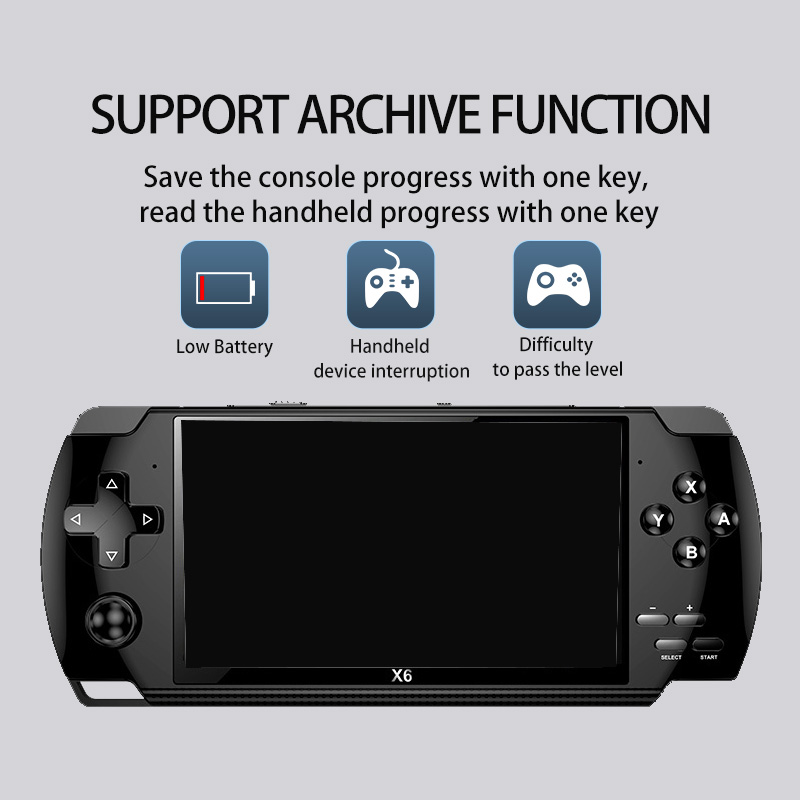 เครื่องเล่นเกมอาร์เคดพกพา X6 ร - Gaming Console Youtube บทวิจารณ์และราคา