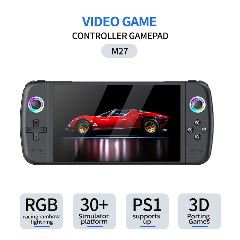 เครื่องเล่นเกมพกพา M27 รุ่นเรโ - Gaming Console Youtube บทวิจารณ์และราคา