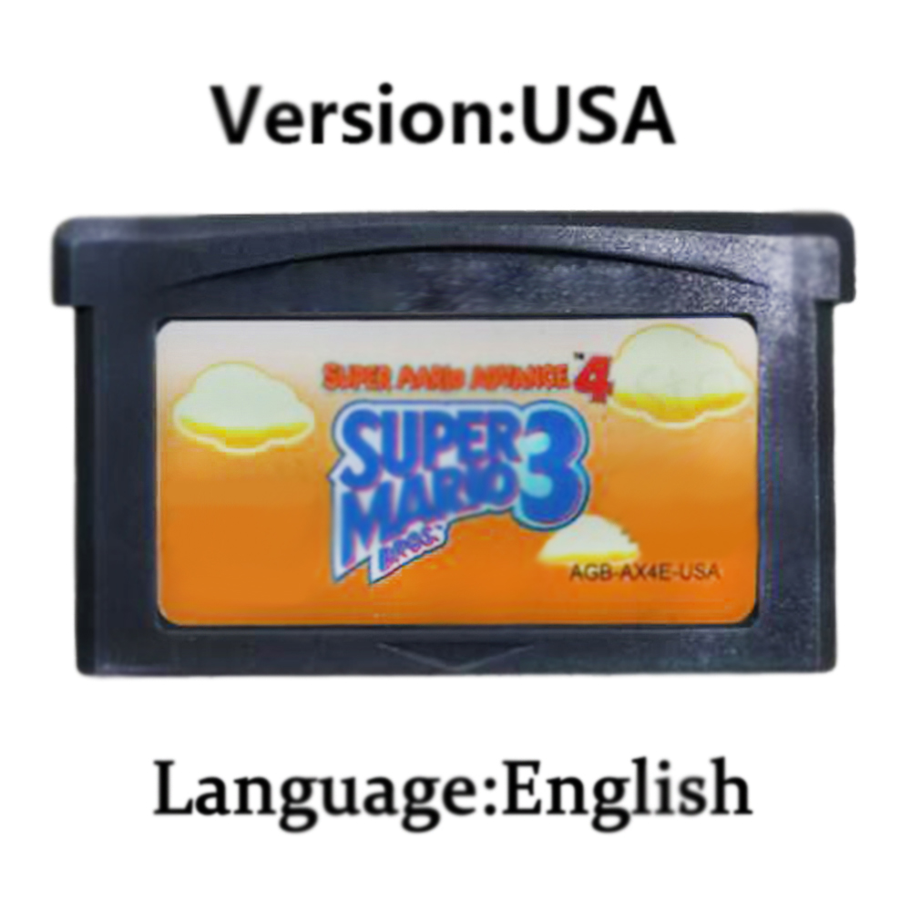 GBA เกมคาร์ทริดจ์ 32 บิตคอนโซล - Gaming Console Mario บทวิจารณ์และราคา