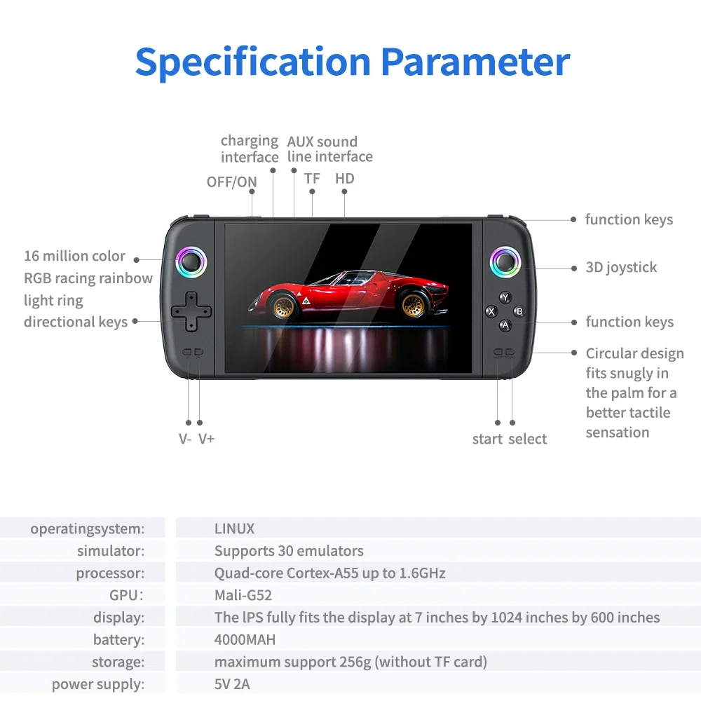 เครื่องเล่นเกมพกพา M27 128G จอ - Gaming Console Youtube บทวิจารณ์และราคา