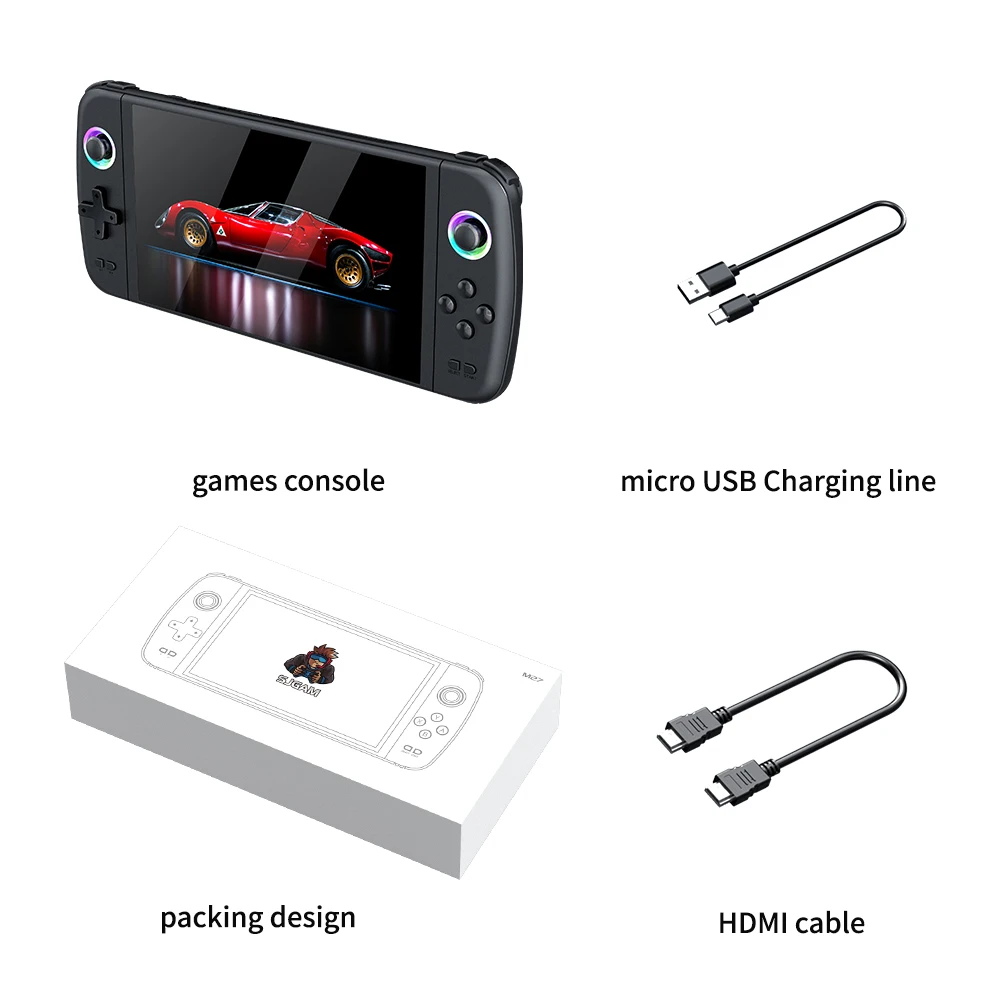 เครื่องเล่นเกมพกพา M27 128G จอ - Gaming Console Youtube บทวิจารณ์และราคา
