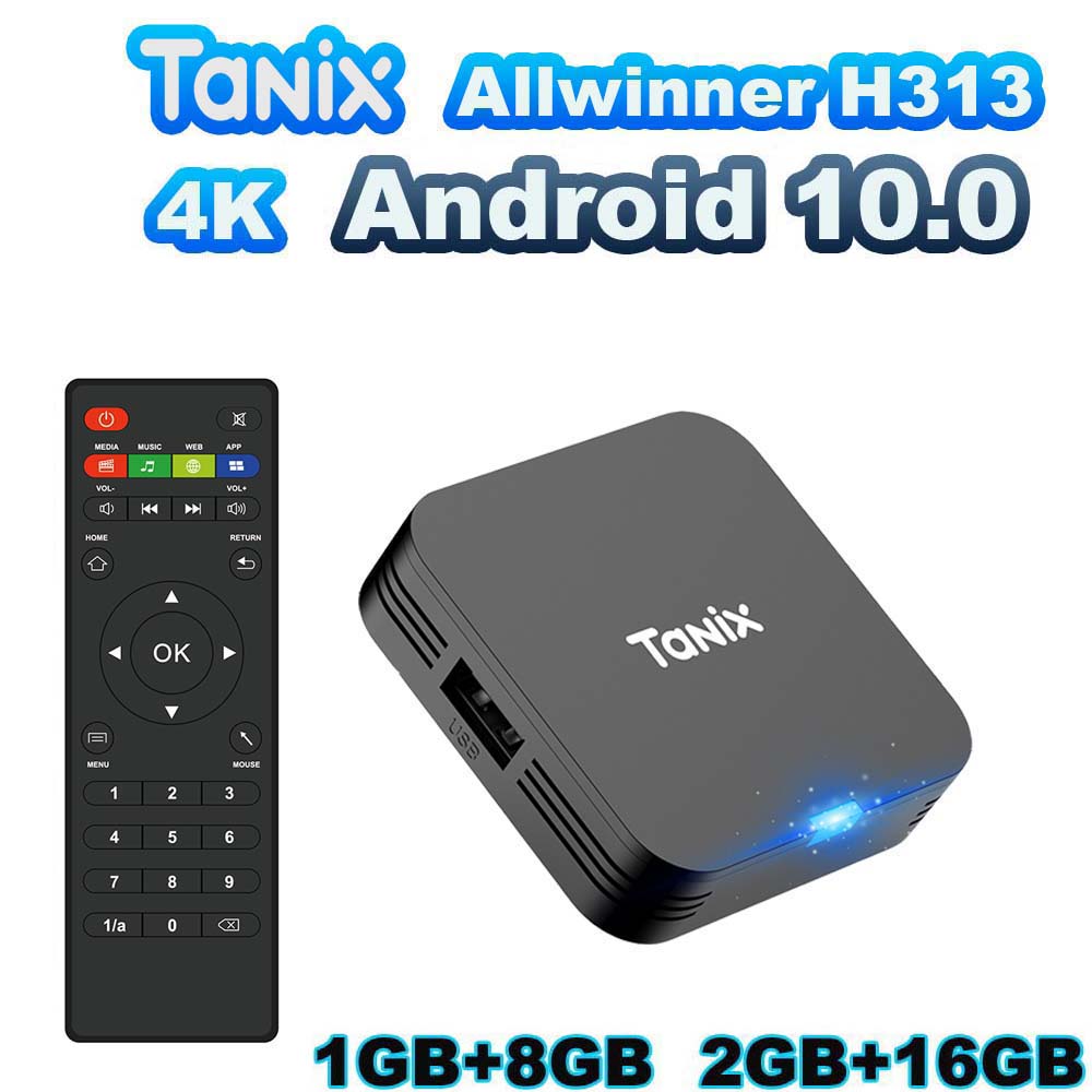 TANIX TX1 Android 10.0 Allwinn - Gaming Console Youtube บทวิจารณ์และราคา