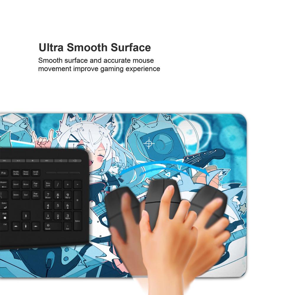 Shirakami Fubuki Mouse Pad แล็ - Gaming Console Portable Pc บทวิจารณ์และราคา