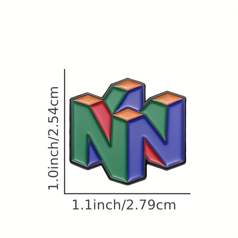 N64 โลโก้เกมEnamel Pin - คอนโซ - Gaming Console Logo บทวิจารณ์และราคา