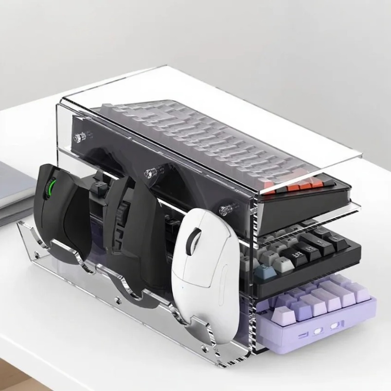ชั้นวางคีย์บอร์ดแบบ 3 ชั้น ทำจ - Gaming Console Keyboard บทวิจารณ์และราคา