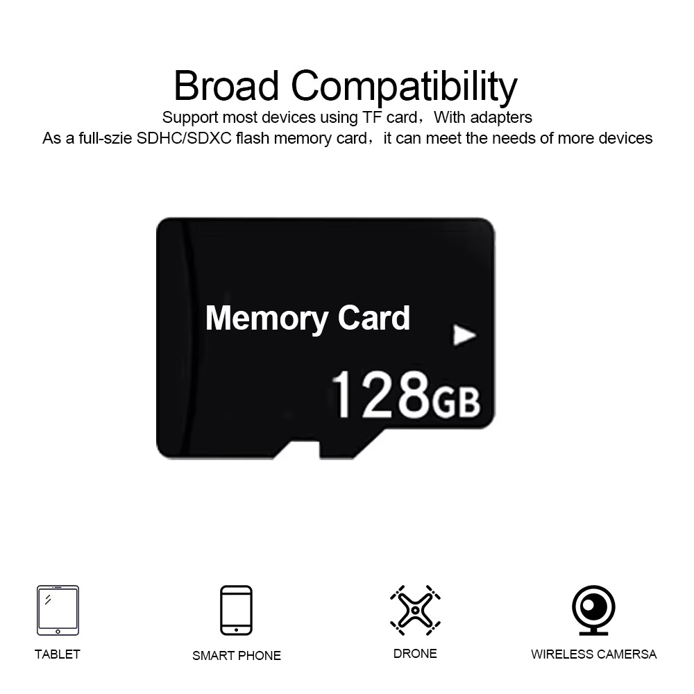 การ์ด TF 10 ชิ้น ความจุ 128GB  - Gaming Console Mobile บทวิจารณ์และราคา