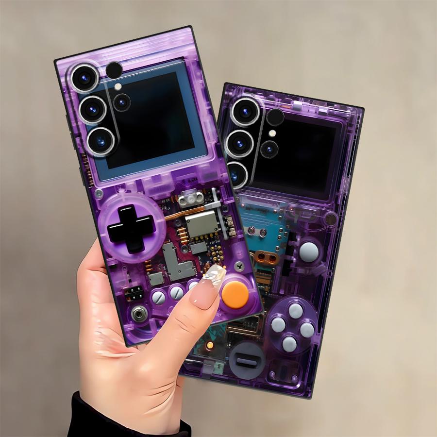 เคสโทรศัพท์มือถือสีม่วงลายเกมม - Gaming Console Logo บทวิจารณ์และราคา