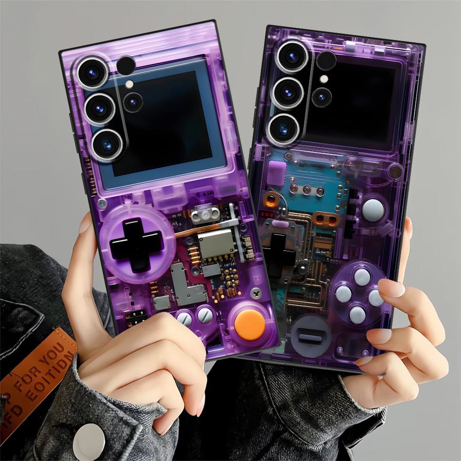 เคสโทรศัพท์มือถือสีม่วงลายเกมม - Gaming Console Logo บทวิจารณ์และราคา