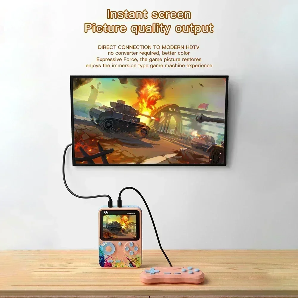 เครื่องเล่นเกมพกพา G5 Retro พร - Gaming Console Mario บทวิจารณ์และราคา