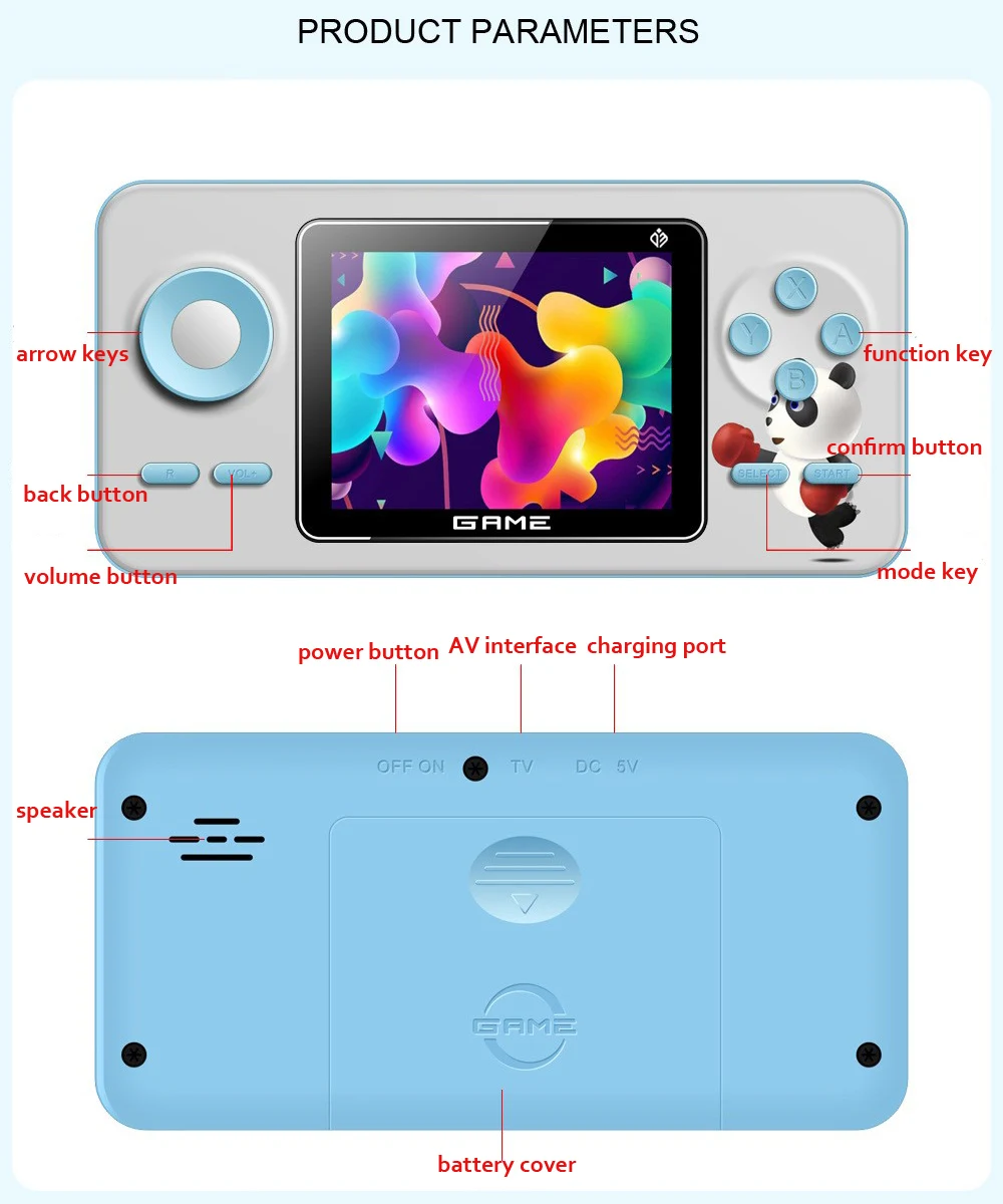 เครื่องเล่นเกมพกพา New S5 Mini - Gaming Console Mario บทวิจารณ์และราคา